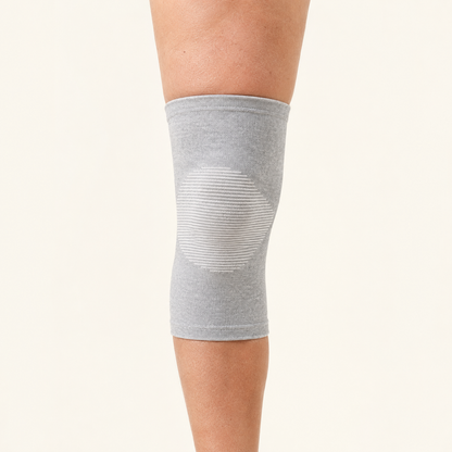 1 Pcs Knee Pads Support Protector  Leg Arthritis Injury Gym Knee Sleeve Elasticated Bandage Charcoal Knitted Warm Kneepads