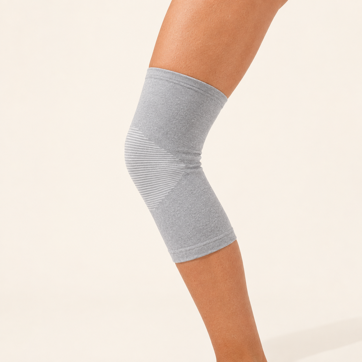 1 Pcs Knee Pads Support Protector  Leg Arthritis Injury Gym Knee Sleeve Elasticated Bandage Charcoal Knitted Warm Kneepads