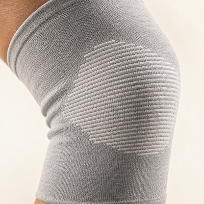 1 Pcs Knee Pads Support Protector  Leg Arthritis Injury Gym Knee Sleeve Elasticated Bandage Charcoal Knitted Warm Kneepads