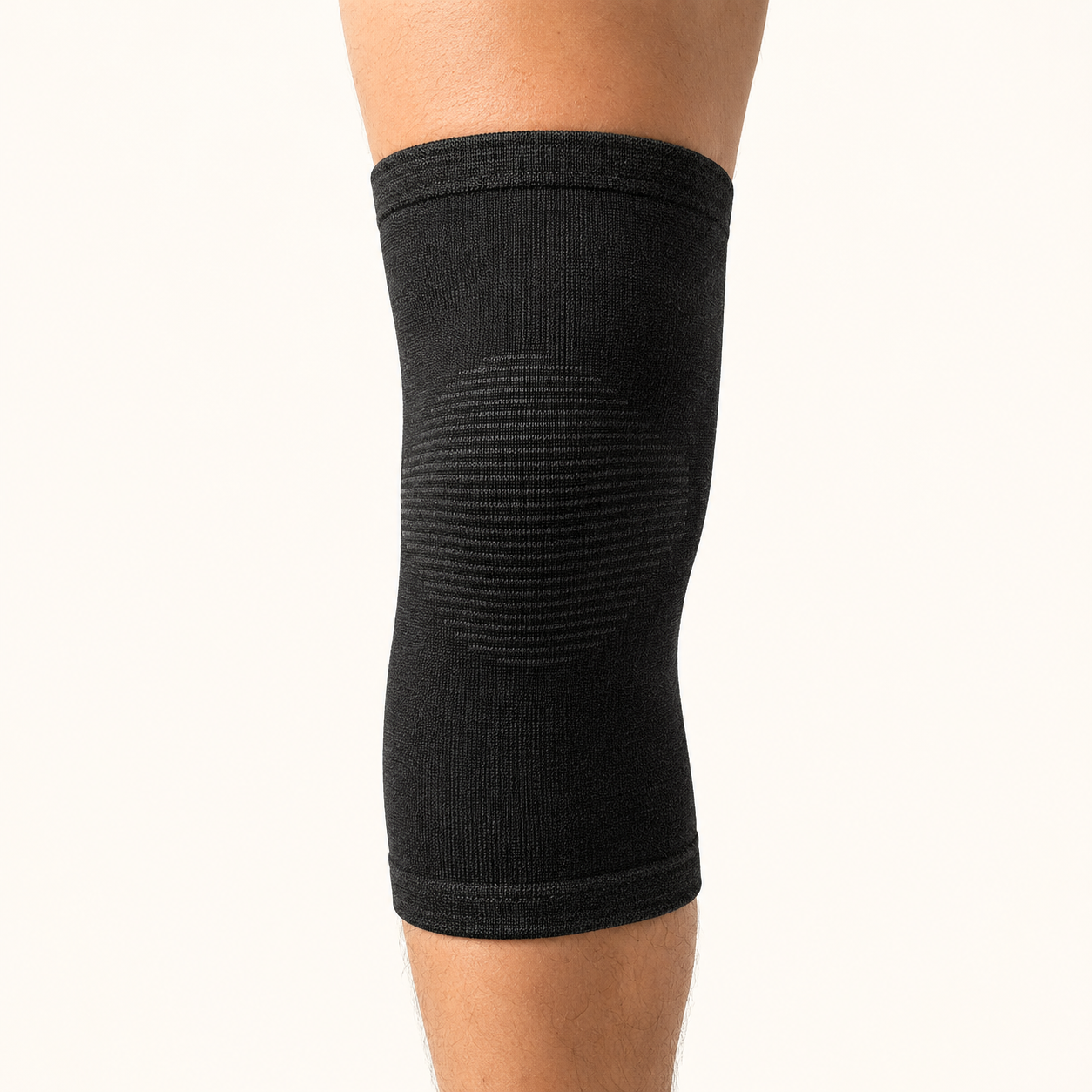 1 Pcs Knee Pads Support Protector  Leg Arthritis Injury Gym Knee Sleeve Elasticated Bandage Charcoal Knitted Warm Kneepads